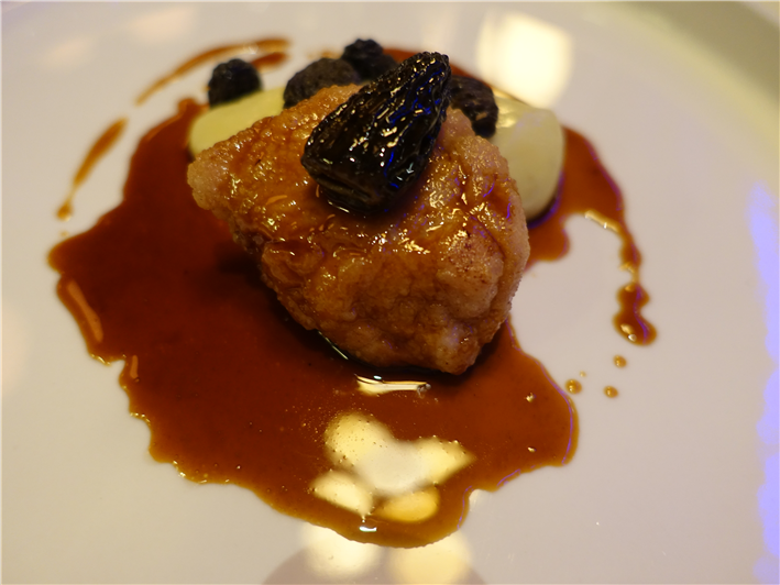 sweetbread and morels